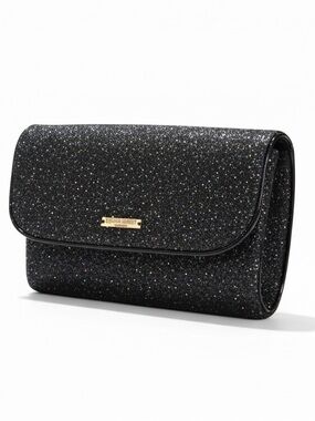 Giorgio Armani Parfums Sparkle Evening Clutch - Black Glitter